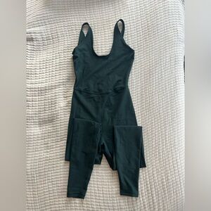 Old Navy Dark Green Jumpsuit